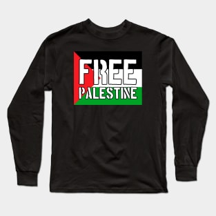 Free Palestine Long Sleeve T-Shirt